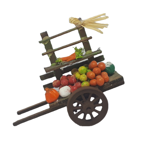 CARRO CON FRUTTA CM 4,5X10X8,5
