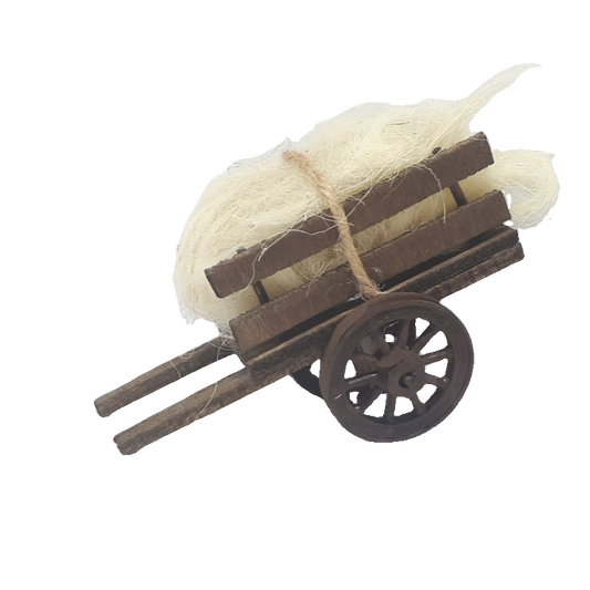 CARRO CON LANA CM 4,5X10X6