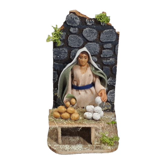 SIGNORA CON UOVA IN MOVIMENTO CM 7