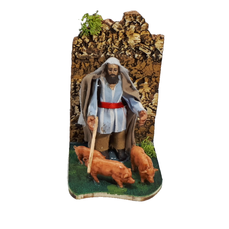 ALLEVATORE DI MAIALINI IN MOVIMENTO CM 7