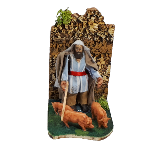 ALLEVATORE DI MAIALINI IN MOVIMENTO CM 7