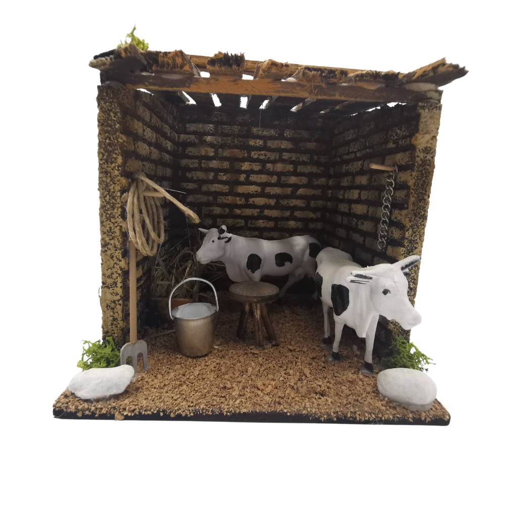 RECINTO CON MUCCHE CM 14X14X14