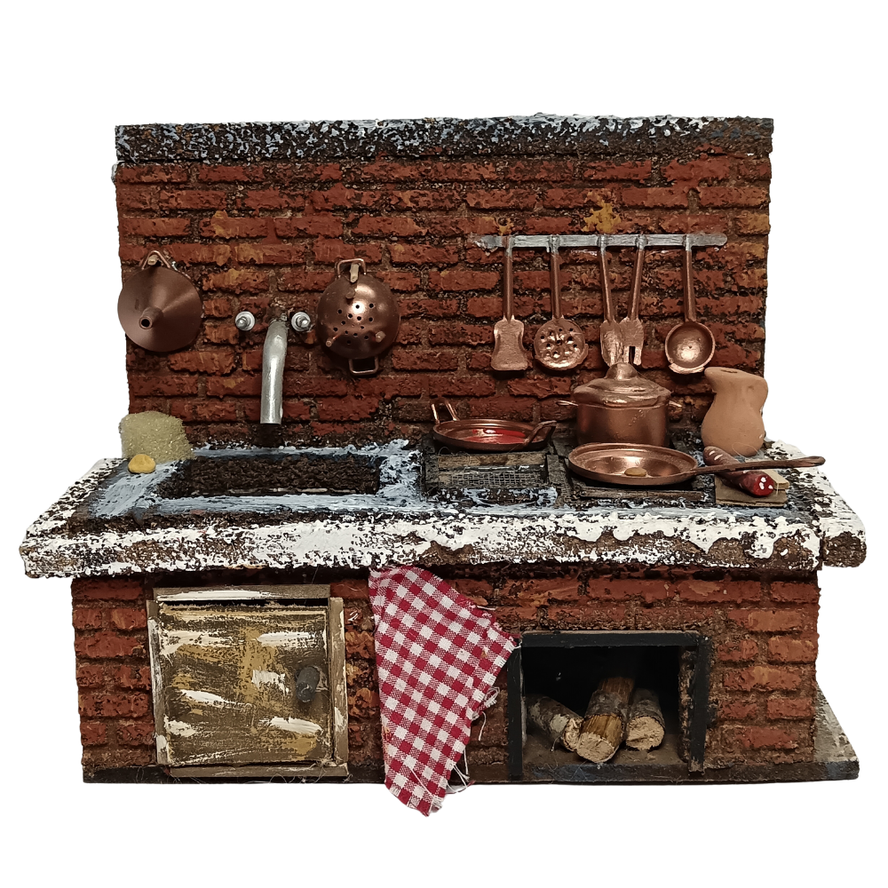 CUCINA CON FONTANA CM 20X13X17