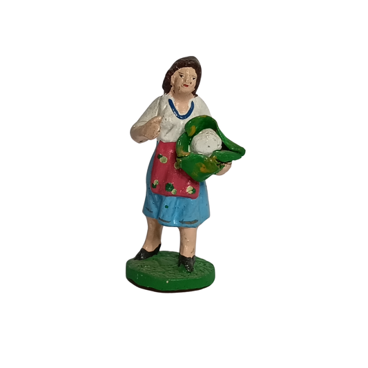 DONNA C/CAVOLFIORE DIPINTA CM10